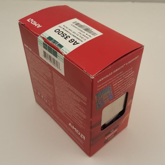 AMD A6 3500 Accelerated Processing Unit / APU 2.1 GHz Socket FM1 | AD3500OJGXBOX - Picture 6 of 10